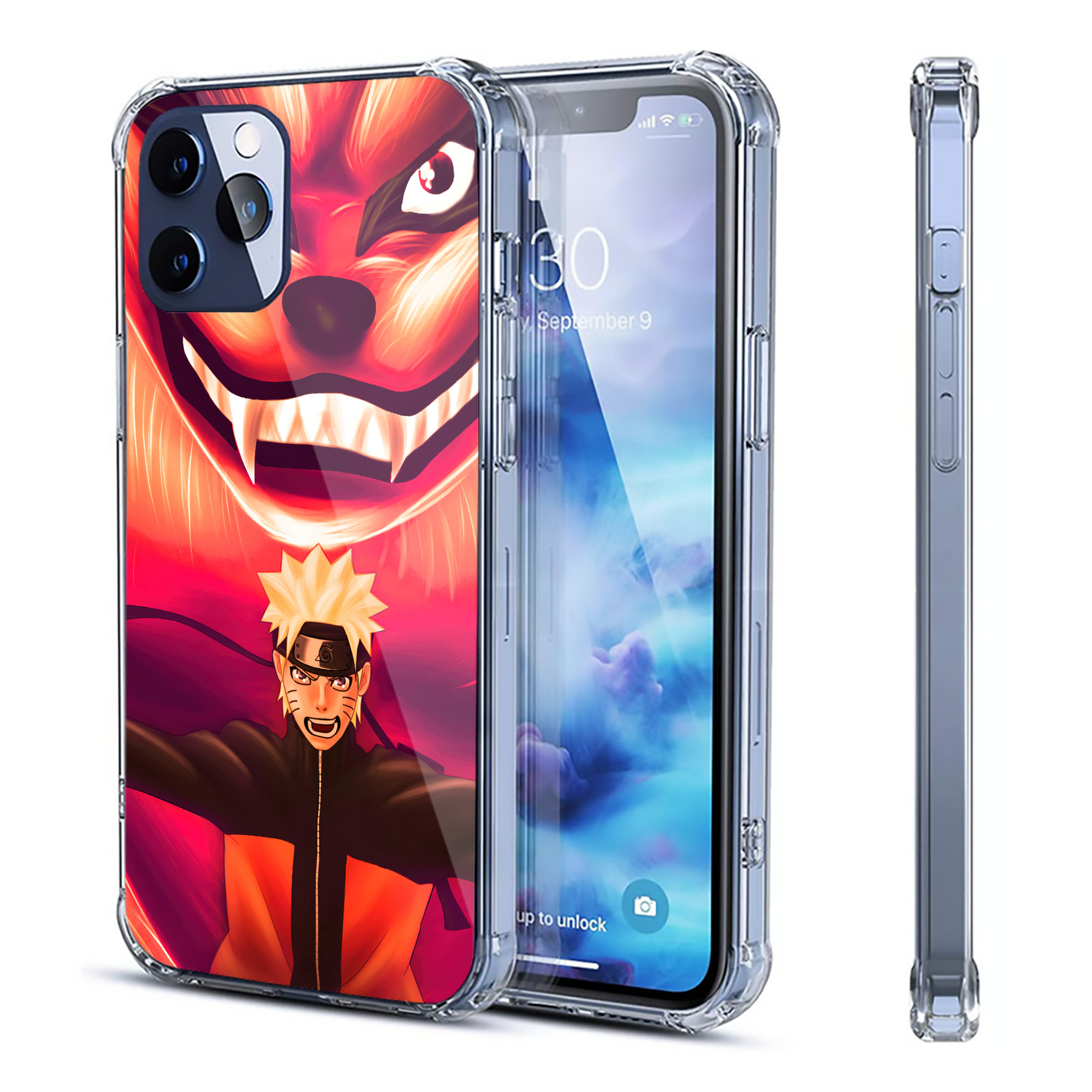 （画像用） NARUTO -ナルト- NARUTO -ナルト- 疾風伝 【iPhone 12シリーズ対応】透明スマホケース（クリアソフトケース）